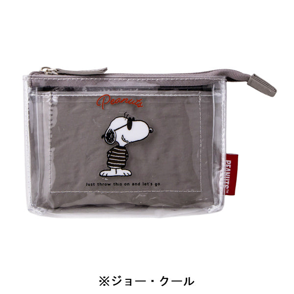 スヌーピー 3ポケットポーチ mini (Tシャツシリーズ)