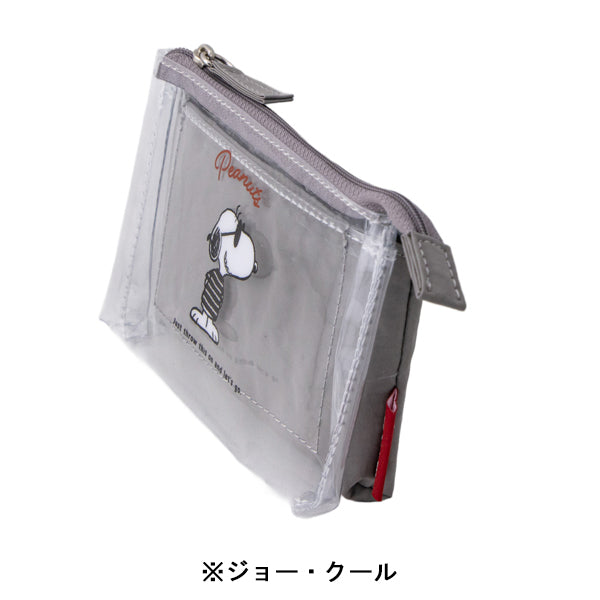 スヌーピー 3ポケットポーチ mini (Tシャツシリーズ)