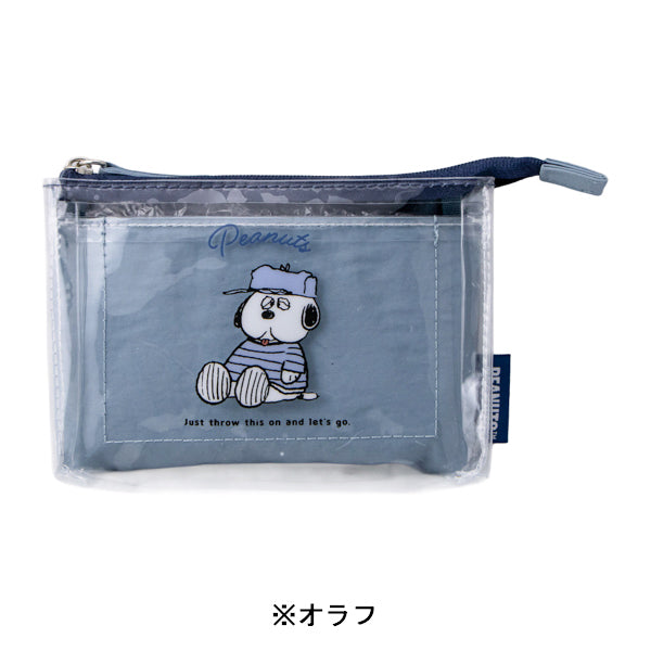スヌーピー 3ポケットポーチ mini (Tシャツシリーズ)