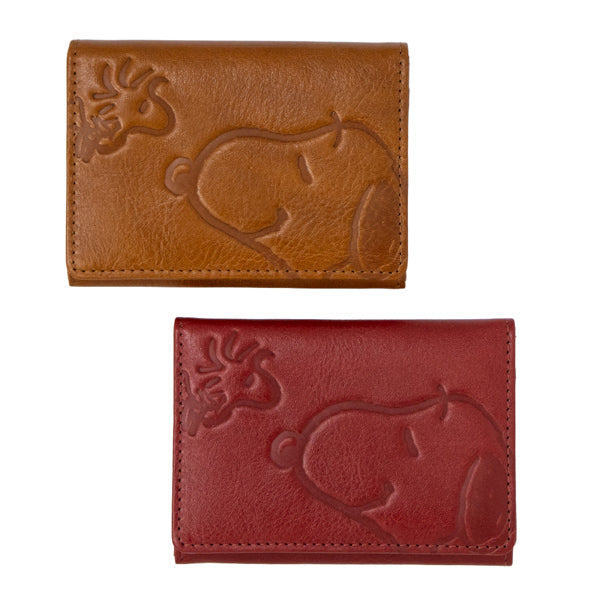 スヌーピー ファスナー付パスケース (スマイルシリーズ)