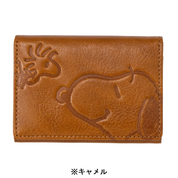 スヌーピー ファスナー付パスケース (スマイルシリーズ)