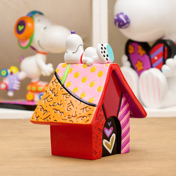 ROMERO BRITTO 『PEANUTS フィギュア』 (Snoopy's Dog House)