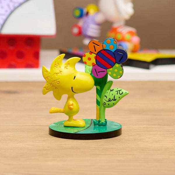 ROMERO BRITTO 『PEANUTS フィギュア』 (Mini Woodstock Flower)