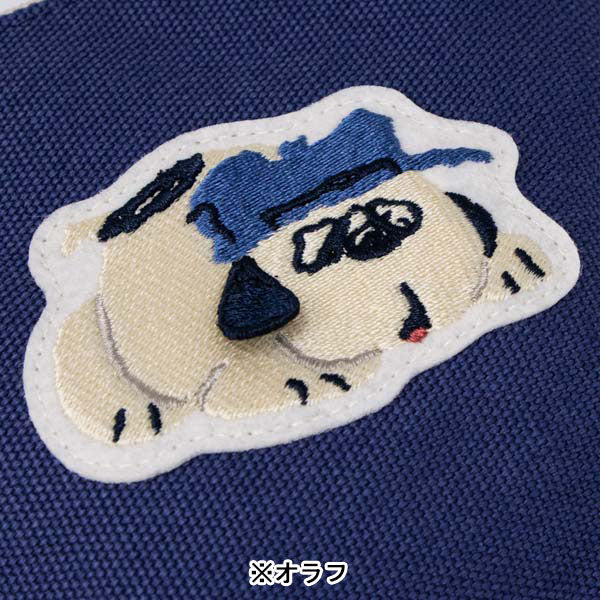 スヌーピー 舟形ポーチ (耳ぴょこ 立体刺繍シリーズ)