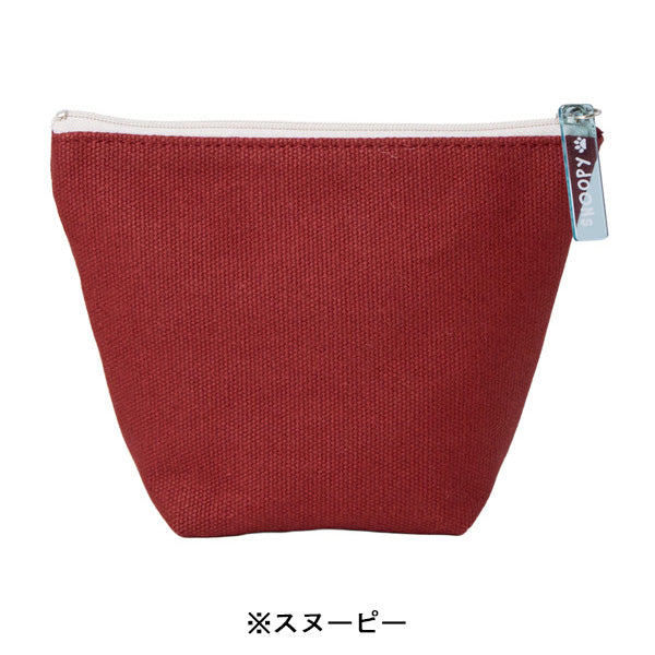 スヌーピー 舟形ポーチ (耳ぴょこ 立体刺繍シリーズ)