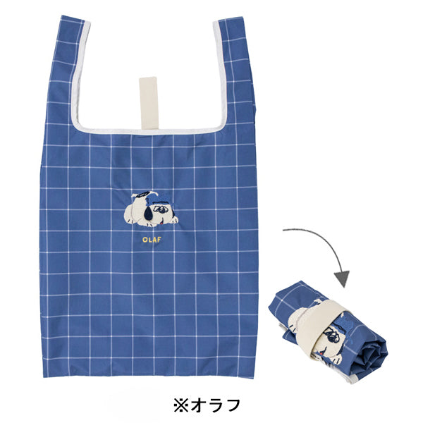 スヌーピー エコバッグ (耳ぴょこ 立体刺繍シリーズ)