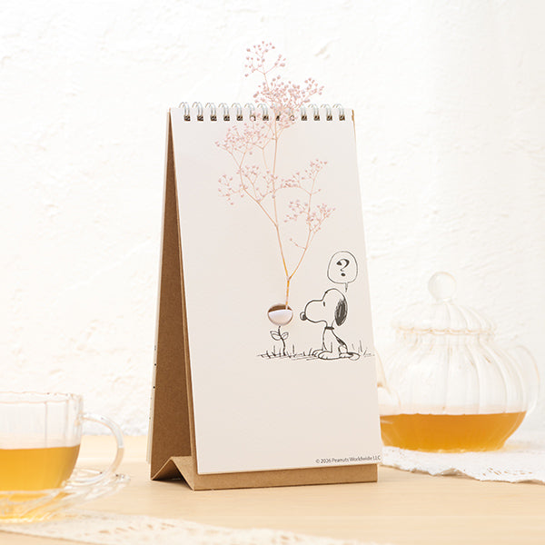 【おかいものSNOOPYオリジナル】PEANUTS Flip Vase(スケッチブック型花瓶)