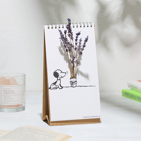 【おかいものSNOOPYオリジナル】PEANUTS Flip Vase(スケッチブック型花瓶)
