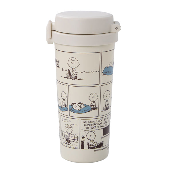 スヌーピー ワンプッシュタンブラー (480ml/コミック柄)