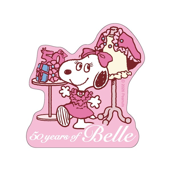 スヌーピー ステッカー3枚セット　(BELLE 50th)