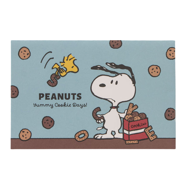 スヌーピーダイカットレターセット Yummy Cookie Days! (水色)