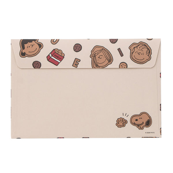 スヌーピーダイカットレターセット Yummy Cookie Days! (白)