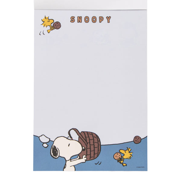 スヌーピー48レターパッド Yummy Cookie Days! (水色)