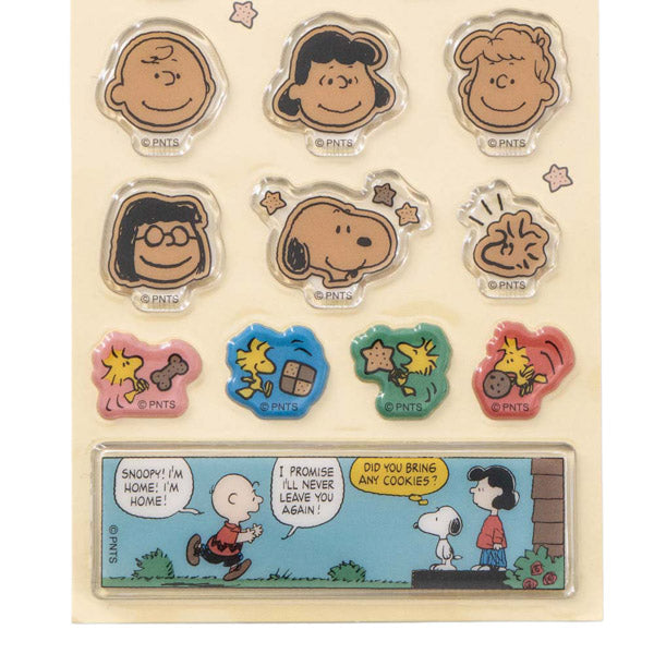 スヌーピーキャンディシール Yummy Cookie Days! (黄色)