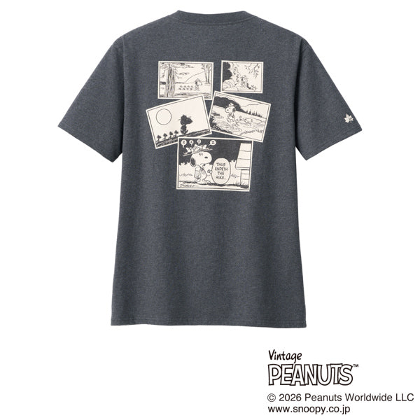 SNOOPY Tシャツ-BF（チャコールグレー）