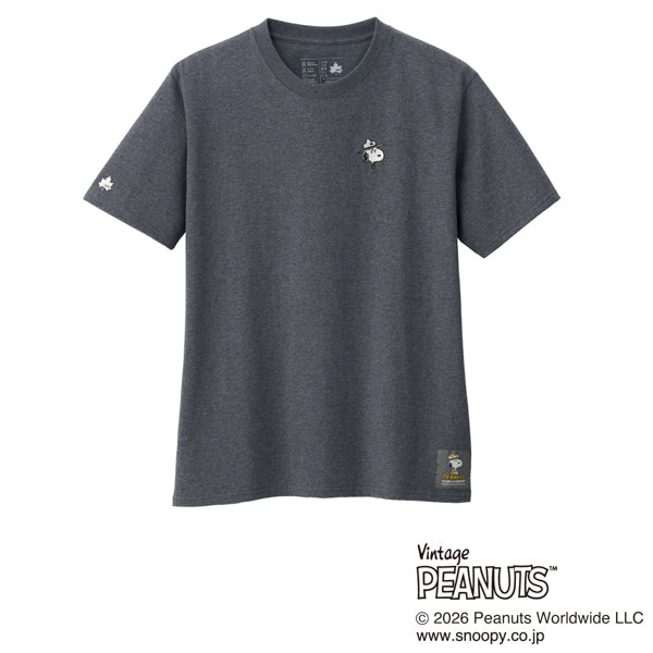 SNOOPY Tシャツ-BF（チャコールグレー）