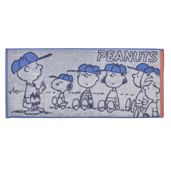 スヌーピー フェイスタオル (Baseball)