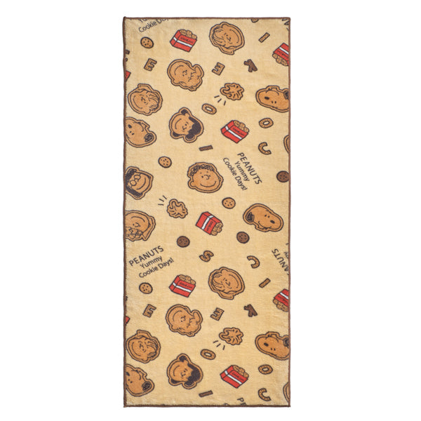 スヌーピー クイックドライフェイスタオル (Yummy Cookie Days!)
