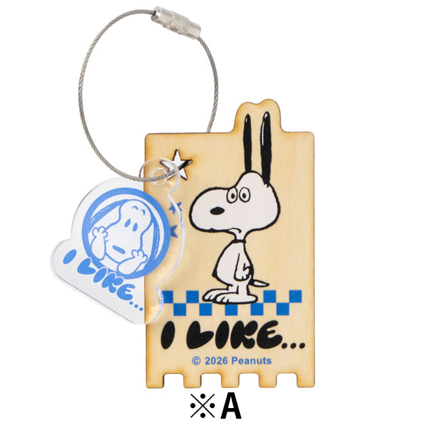 スヌーピー 木のオーナメント (I LIKE…)