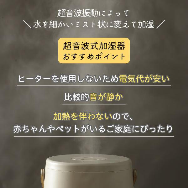 【おかいものSNOOPYオリジナル】BRUNO2L超音波加湿器 SLIM MIST (Plaid bow tie series)